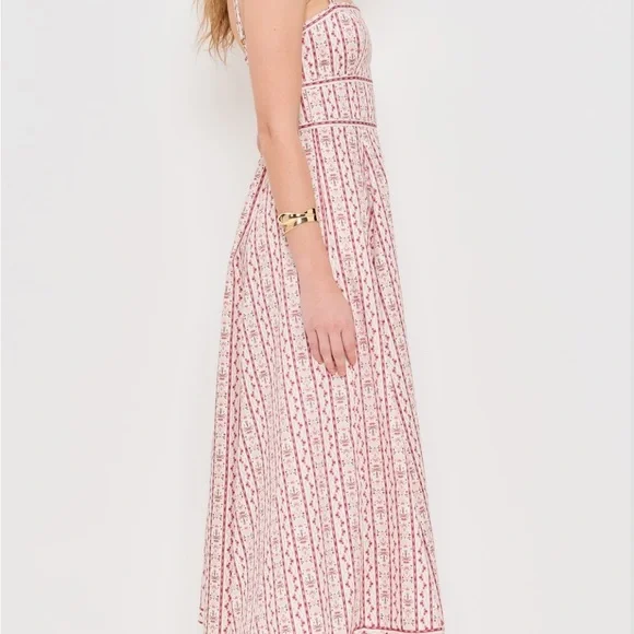 Hill House Home The Margot Dress in Pink Emma Stripe - Picture 3 of 9